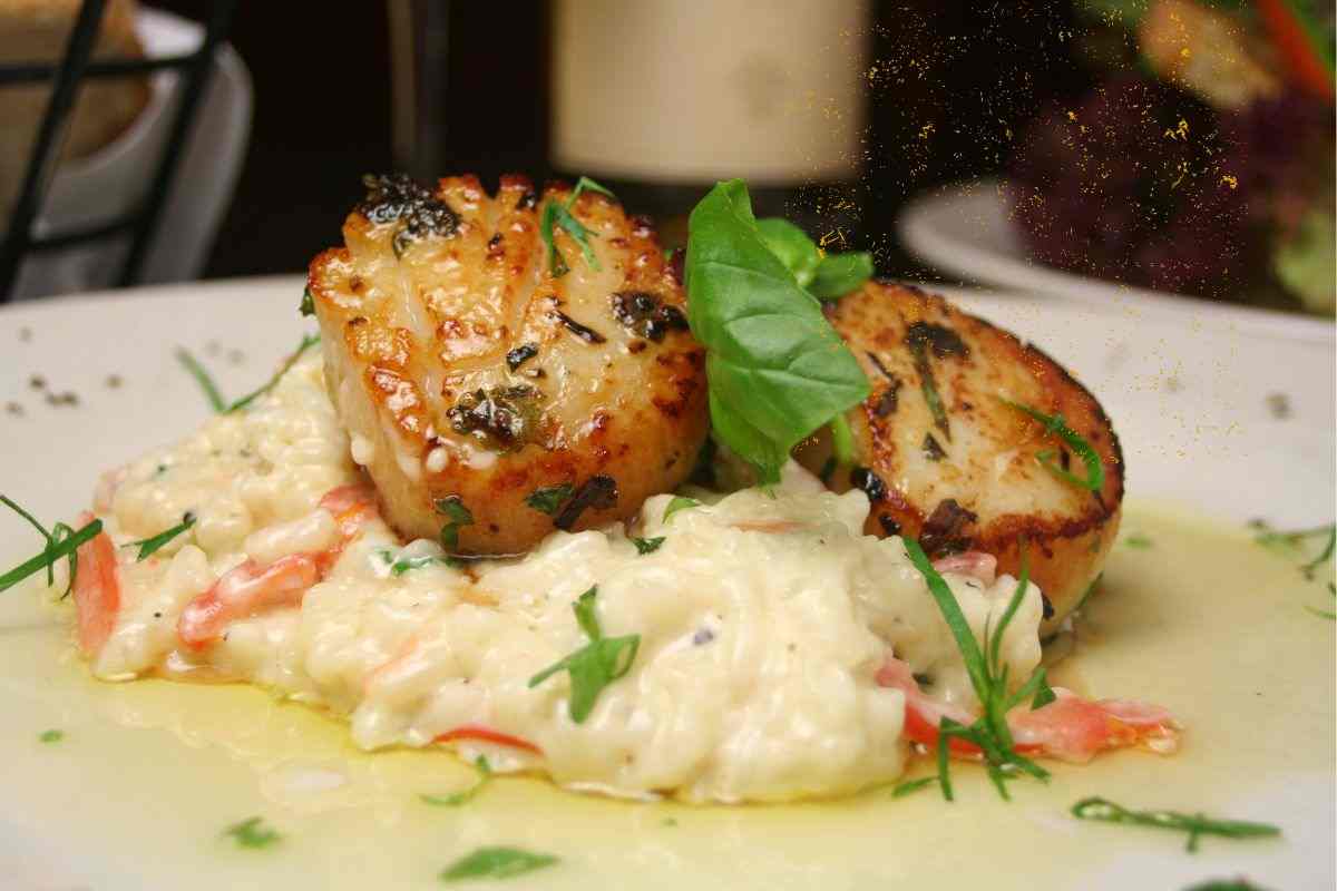 Risotto capesante 