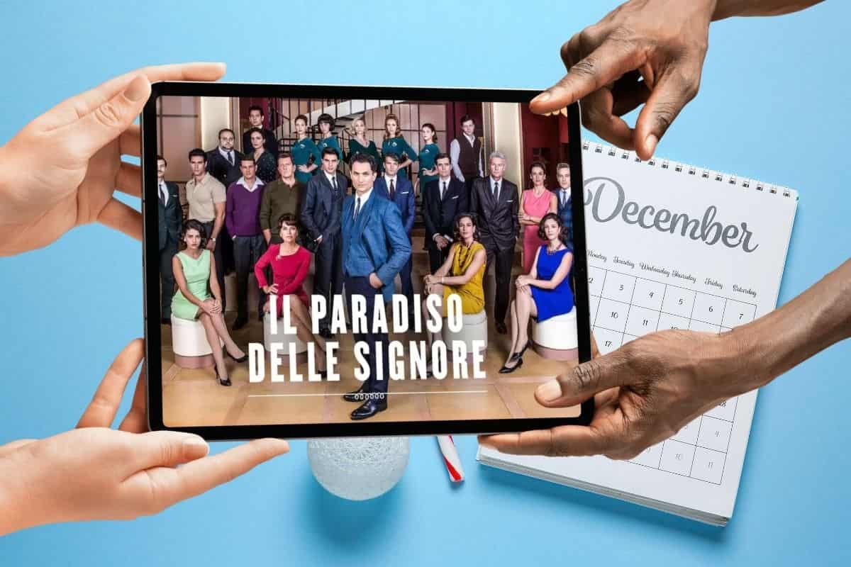 Schermo cast Paradiso delle Signore